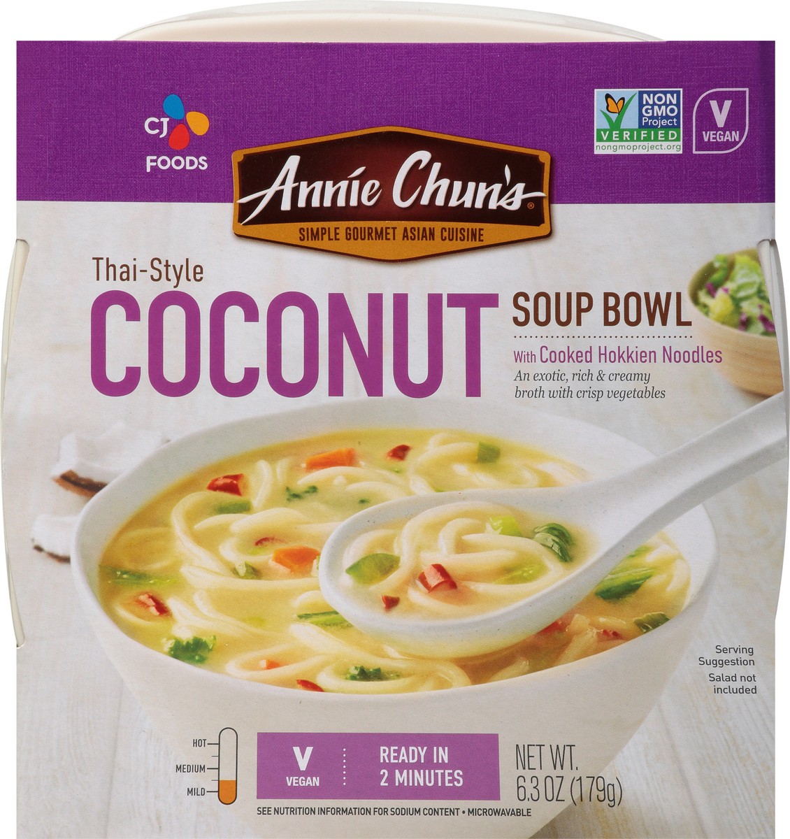 slide 11 of 14, Annie Chun's Thai-Style Coconut Soup Bowl, 6.3 oz