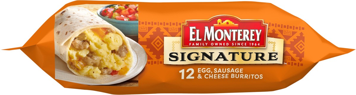 slide 3 of 9, El Monterey Breakfast Burrito, 12 ct