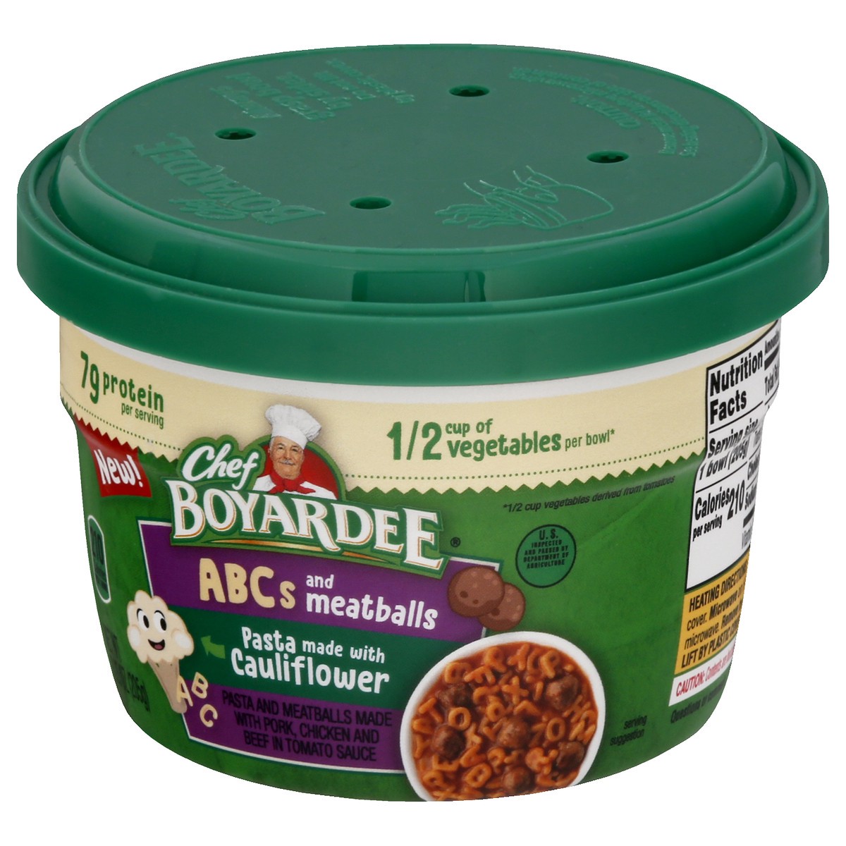 slide 11 of 12, Chef Boyardee ABCs and Meatballs 7.25 oz, 7.25 oz