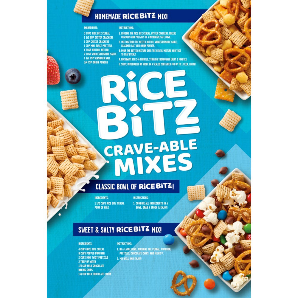 slide 6 of 6, Kroger Rice Bitz Cereal, 12 oz