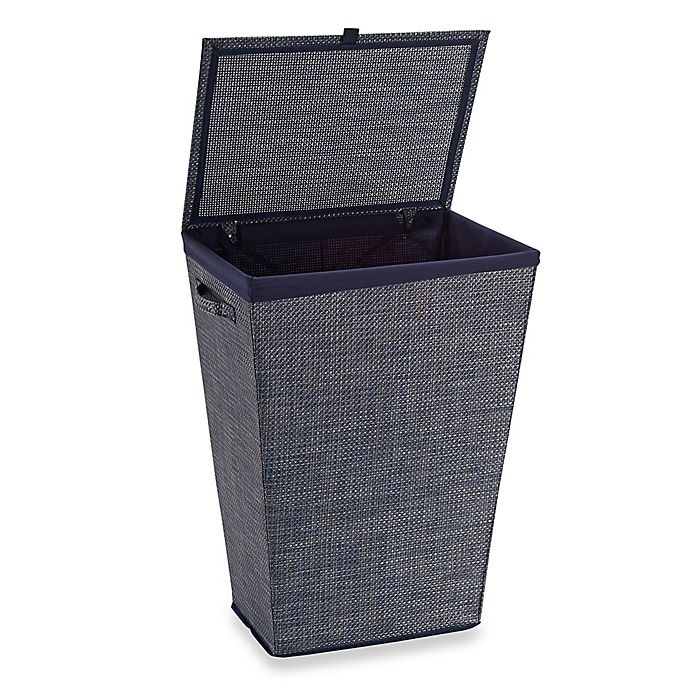 slide 2 of 2, Baum Parker Hamper - Navy, 1 ct