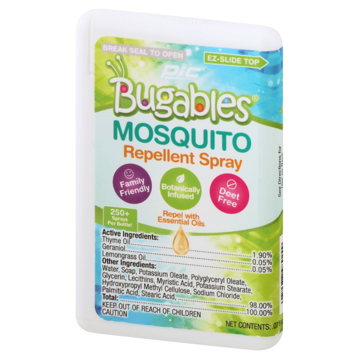 slide 3 of 9, Bugables Mosquito Repellent Spray, 0.07 fl oz
