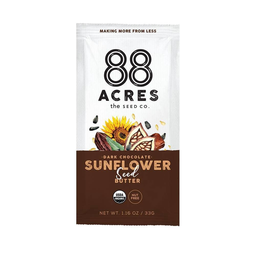slide 1 of 3, 88 Acres Organic Chocolate Sunflower Seed Butter Pouch, 1.16 oz