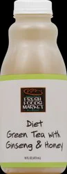 Harris Teeter Fresh Foods Market Diet Green Tea with Ginseng - 16 oz