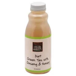 Harris Teeter Fresh Foods Market Diet Green Tea with Ginseng - 16 oz