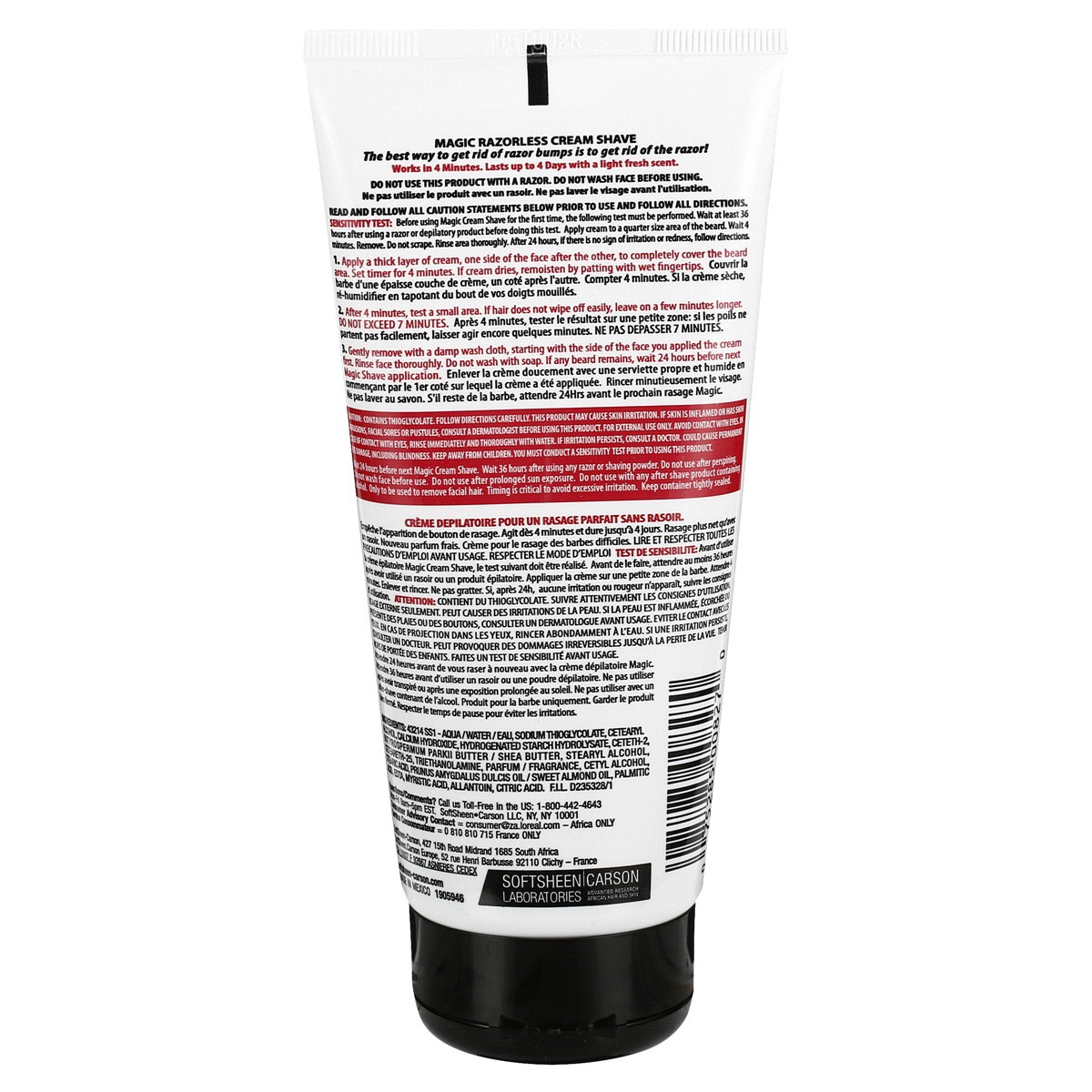 slide 2 of 2, Magic Extra Strength Razorless Light Fresh Scent Cream Shave 6.0 oz, 6 oz