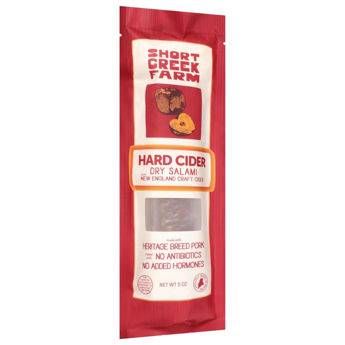 slide 4 of 4, Short Creek Farm Mild Hard Cider Dry Salami with New England Craft Cider 5 oz, 5 oz