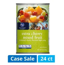 Kroger® Canned Extra Cherry Mixed Fruit in Light Syrup Case Sale