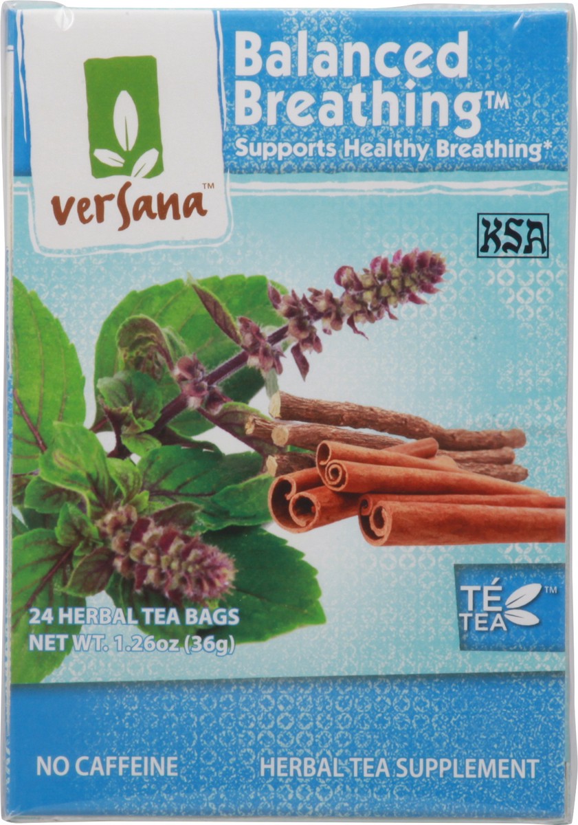 slide 7 of 14, Versana Balanced Breathing Tea Bags No Caffeine Herbal Tea - 24 ct, 24 ct