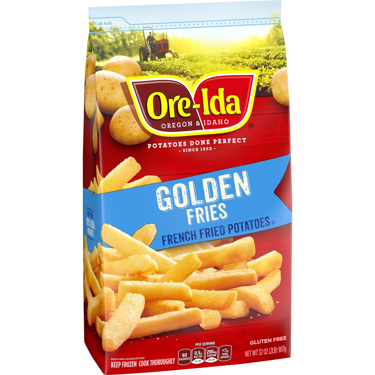 slide 9 of 9, Ore-Ida Golden Fries French Fried Frozen Potatoes, 32 oz Bag, 32 oz