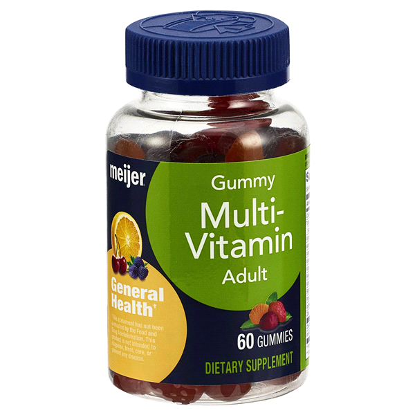 slide 1 of 1, Meijer Gummy Multi-Vitamin Adult, 60 ct