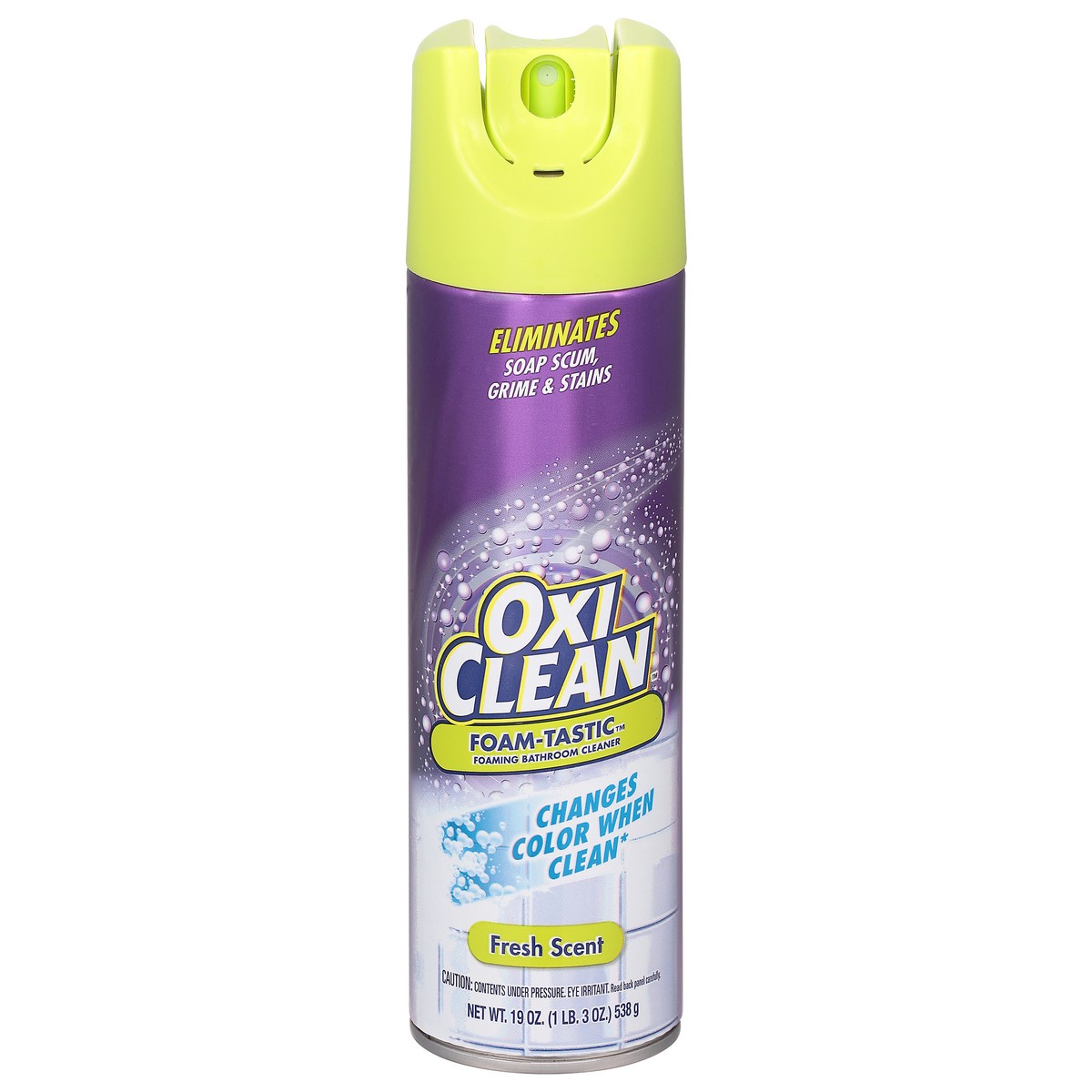 slide 1 of 9, Oxi-Clean Foam-Tastic Foaming Fresh Scent Bathroom Cleaner 19 oz, 19 oz