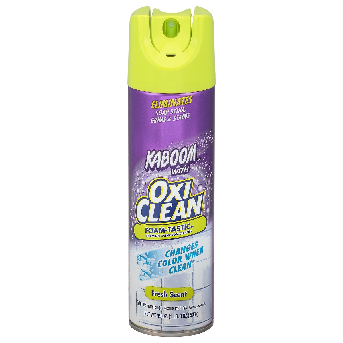 Kaboom With OxiClean Foam Tastic Bathroom Cleaner Fresh Scent 19 oz Shipt