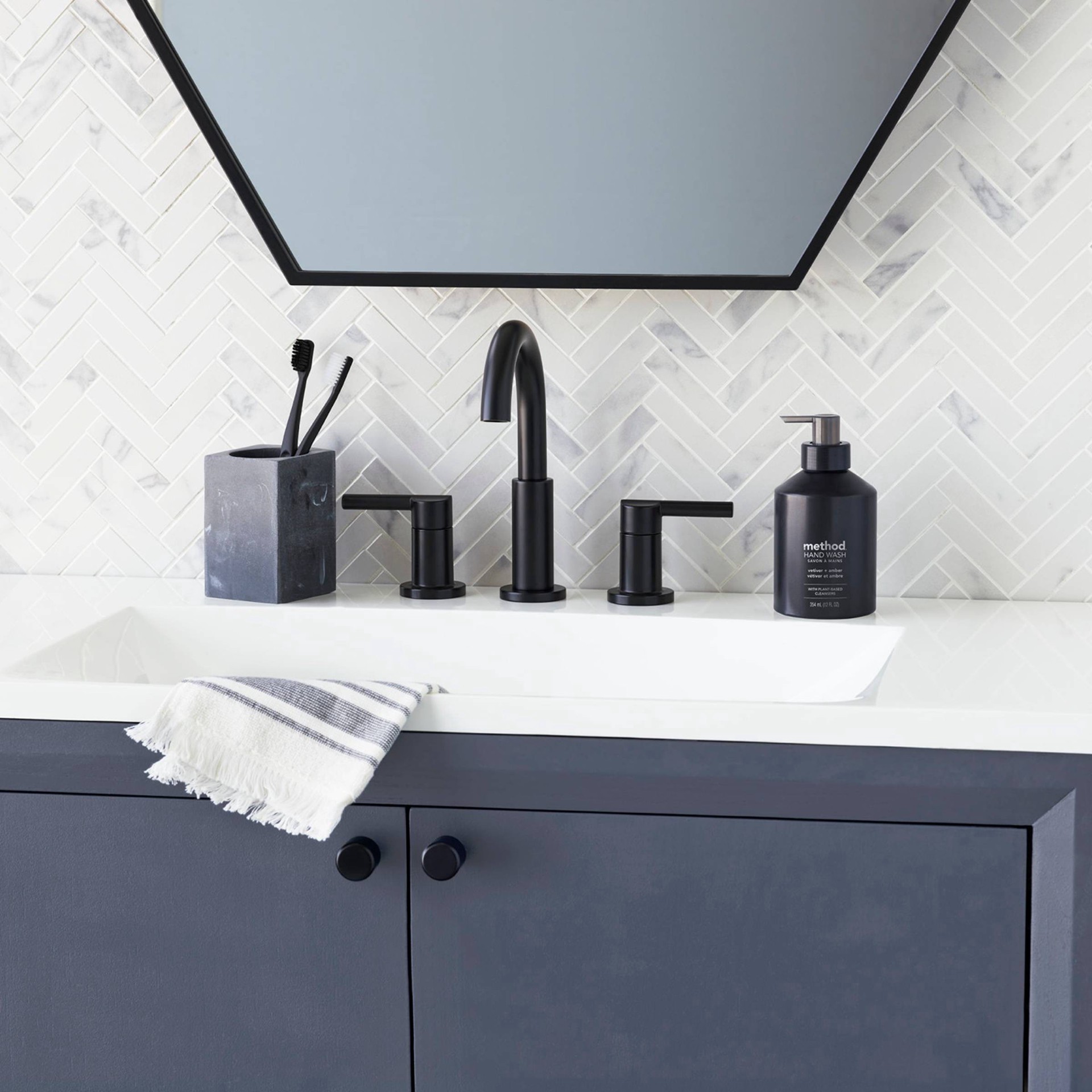 slide 7 of 7, Method Aluminum Gel Hand Soap - Vetiver + Amber - 12 fl oz, 12 fl oz