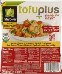 Nasoya Organic Tofu Plus Extra Firm Tofu