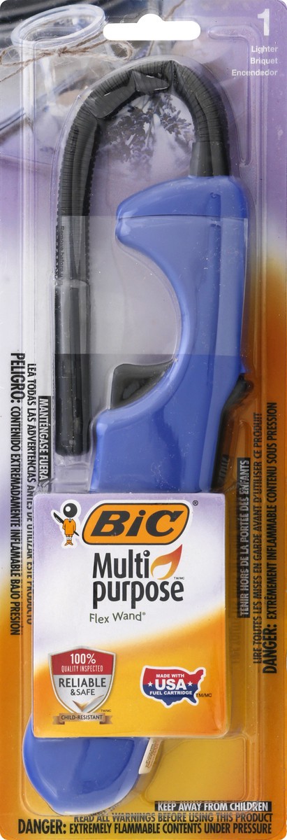 slide 1 of 9, Bic Multi Purpose Flex Wand Lighter, 1 ct