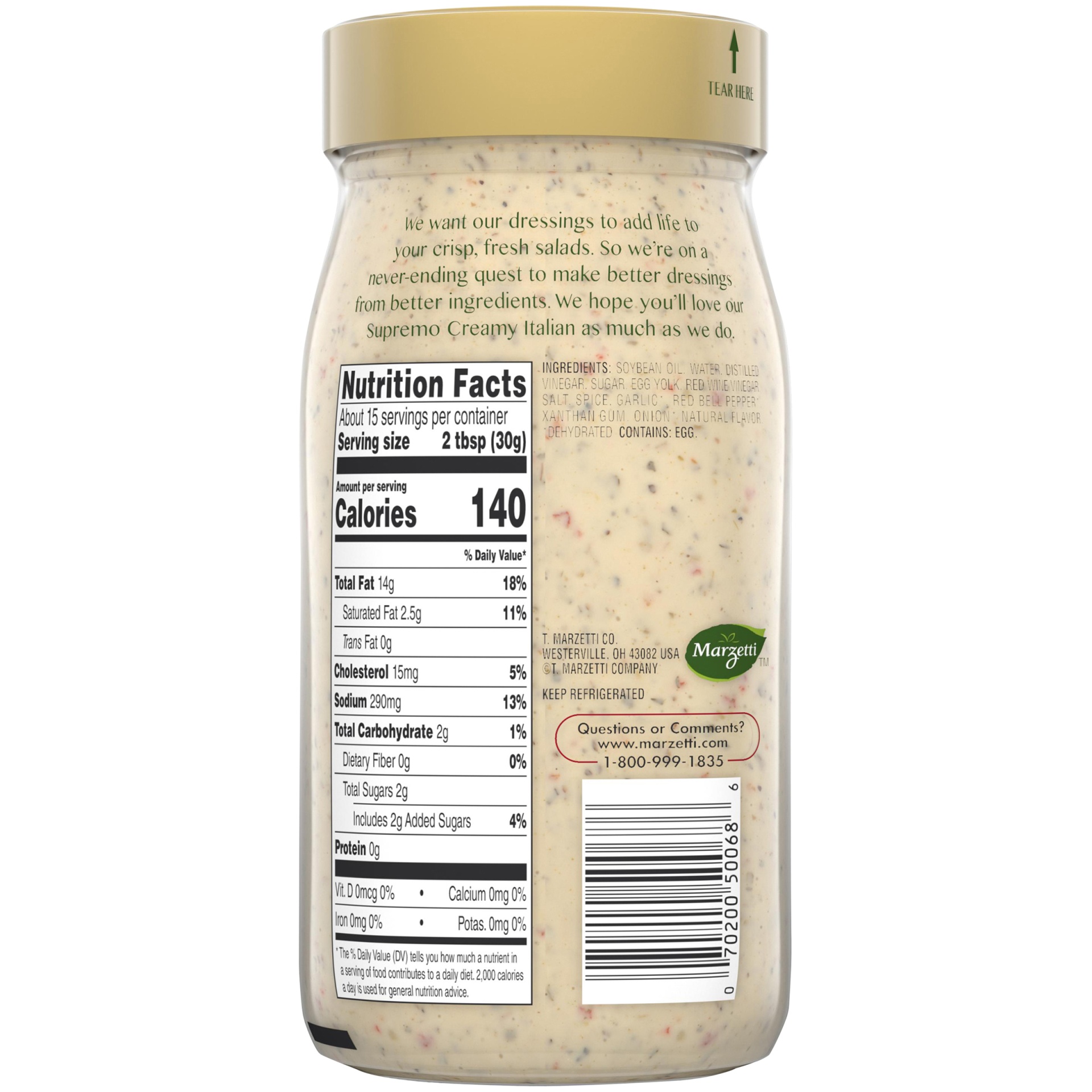 slide 2 of 6, Marzetti Creamy Italian Dressing, 15 fl oz