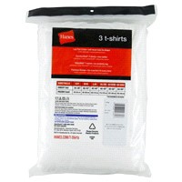 slide 3 of 5, Hanes Men's White TAGLESS Crewneck Undershirt White, X-Large, 3 ct