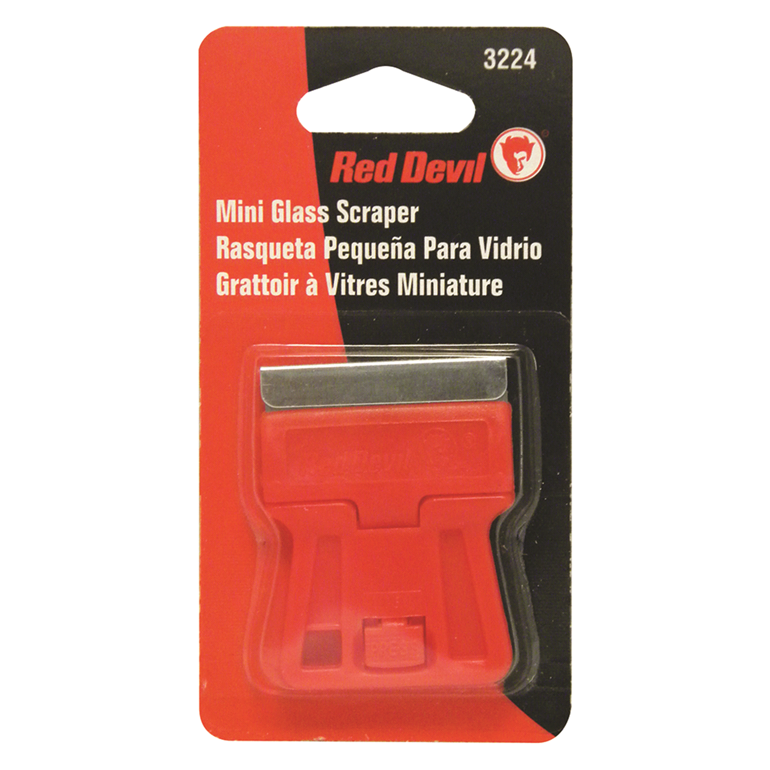 slide 1 of 3, Red Devil Mini Glass Scraper, 1 ct