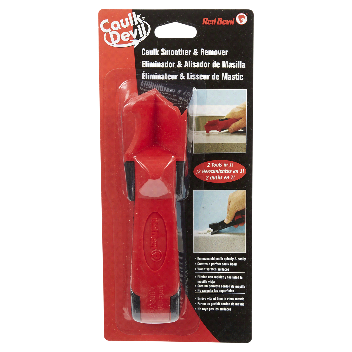 slide 1 of 5, Caulk Devil - Caulk Smoother & Remover, 1 ct