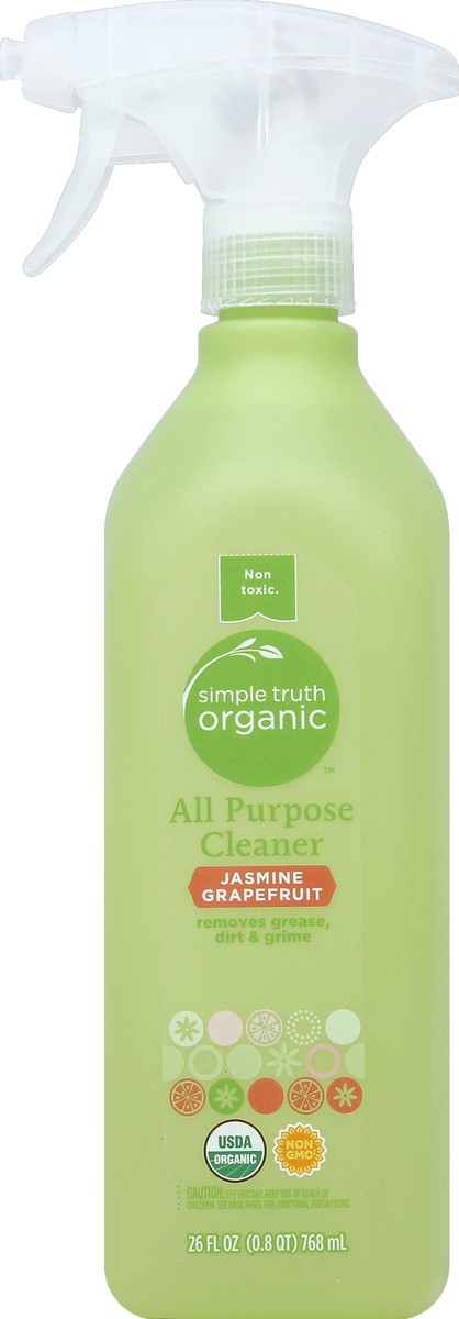 slide 5 of 6, Simple Truth Organic All Purpose Cleaner - Jasmine Grapefruit, 26 fl oz