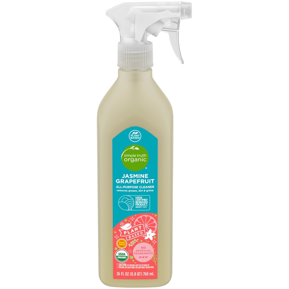 slide 1 of 6, Simple Truth Organic All Purpose Cleaner - Jasmine Grapefruit, 26 fl oz