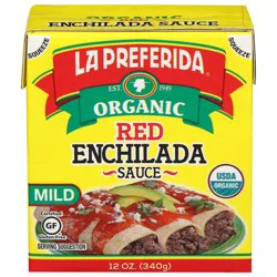 La Preferida Organic Mild Red Enchilada Sauce 12 oz