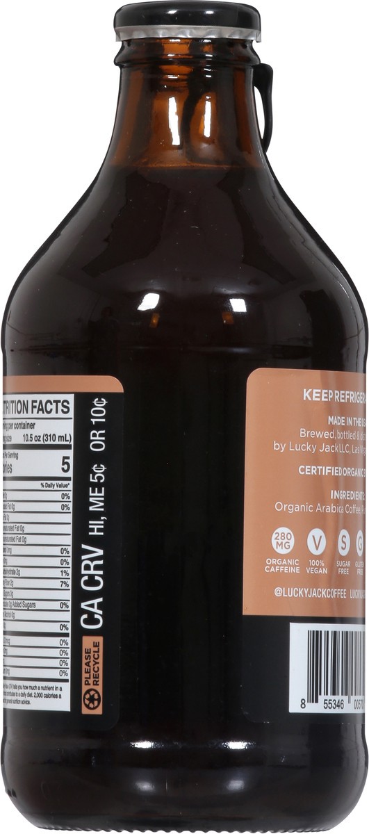 slide 6 of 9, Lucky Jack Nitro Infused Cold Brew Old School Coffee - 10.5 fl oz, 10.5 fl oz