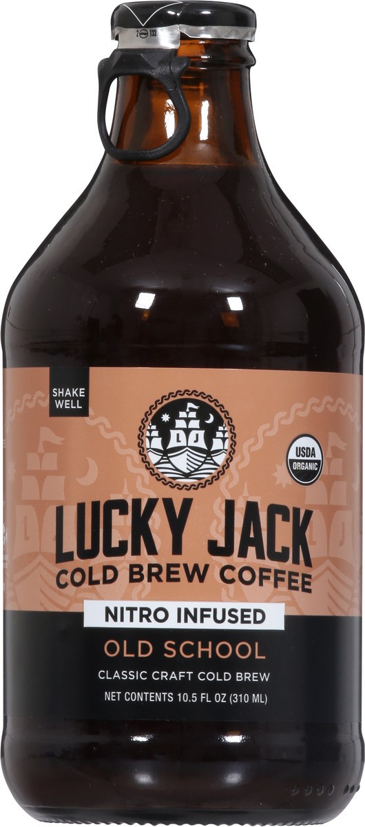 slide 4 of 9, Lucky Jack Nitro Infused Cold Brew Old School Coffee - 10.5 fl oz, 10.5 fl oz