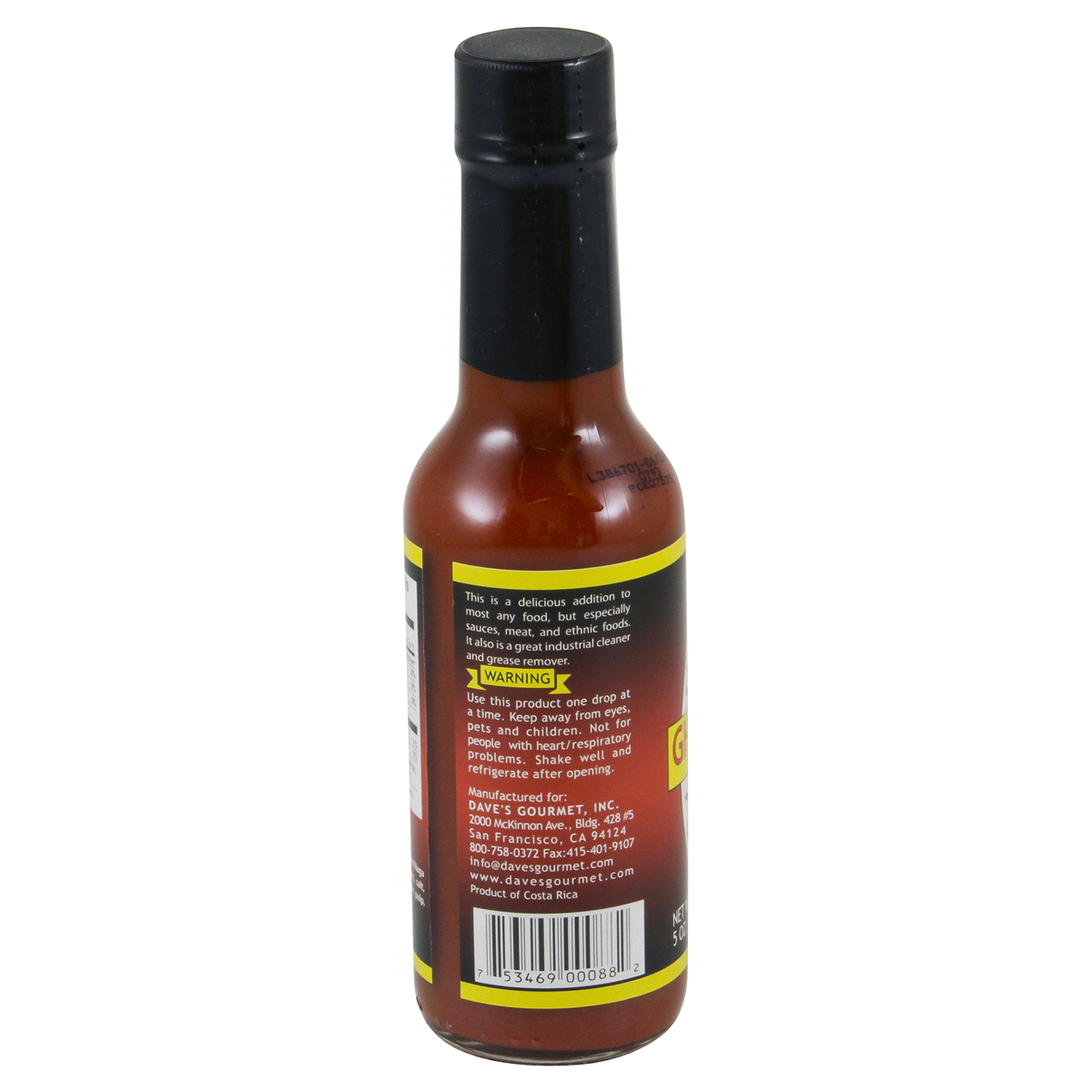 slide 4 of 4, Dave's Gourmet Ghost Pepper Hot Sauce, 5 fl oz