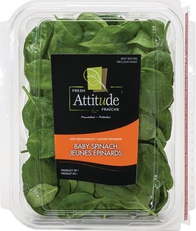 slide 1 of 1, Fresh Attitude Baby Spinach, 5 oz