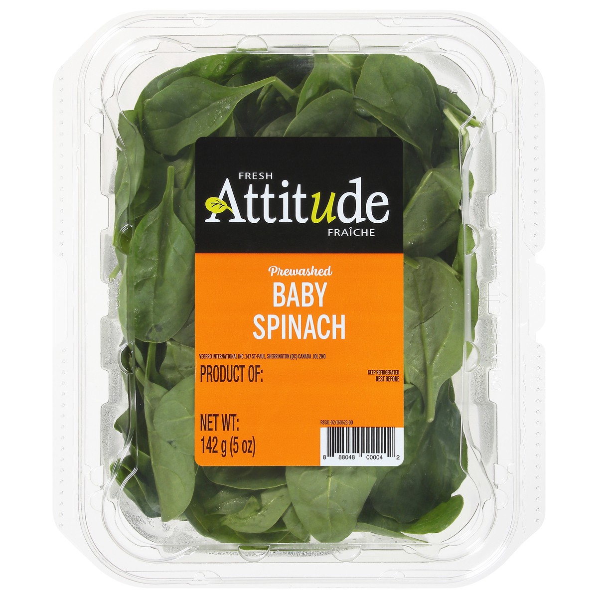 slide 1 of 4, Fresh Attitude Prewashed Baby Spinach 5 oz, 5 oz