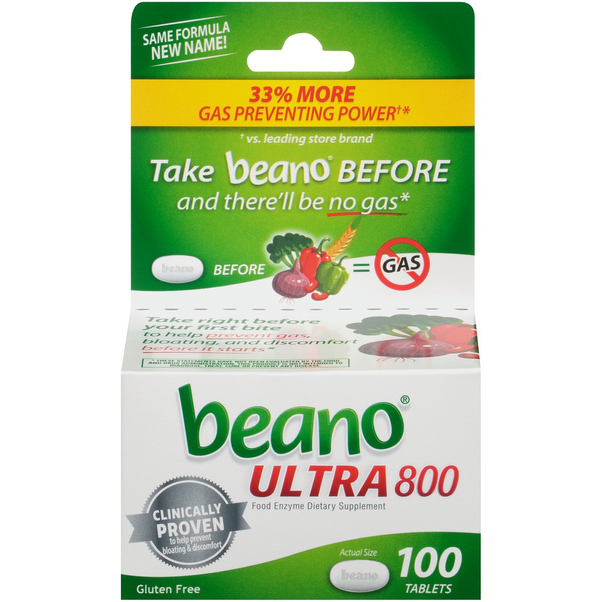 slide 1 of 10, Beano Extra Strength Tablets, 100 ct