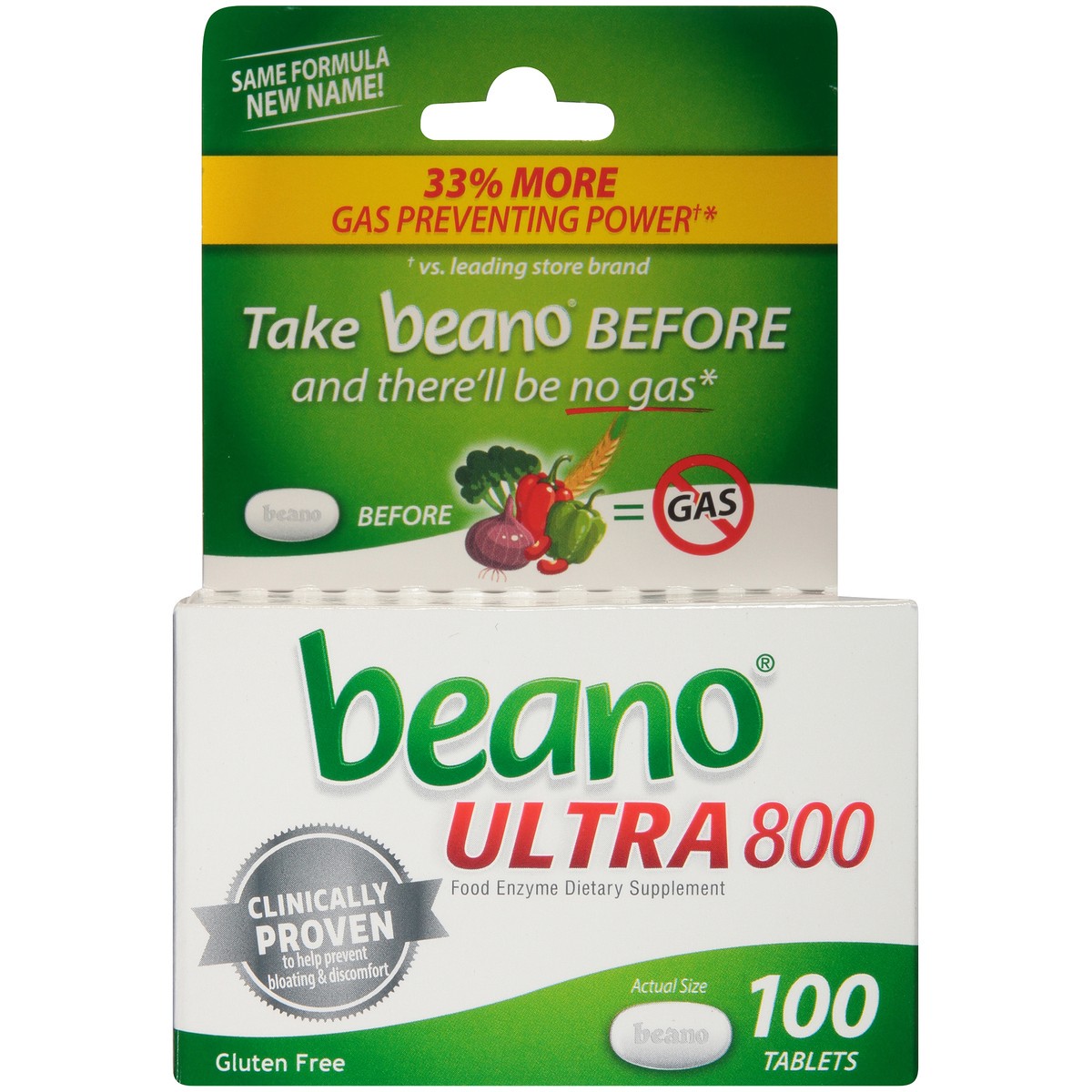 slide 5 of 10, Beano Extra Strength Tablets, 100 ct