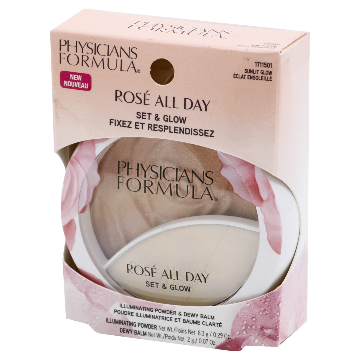 slide 3 of 9, Physicians Formula Rosé All Day Set & Glow Sunlit Glow, 0.36 oz