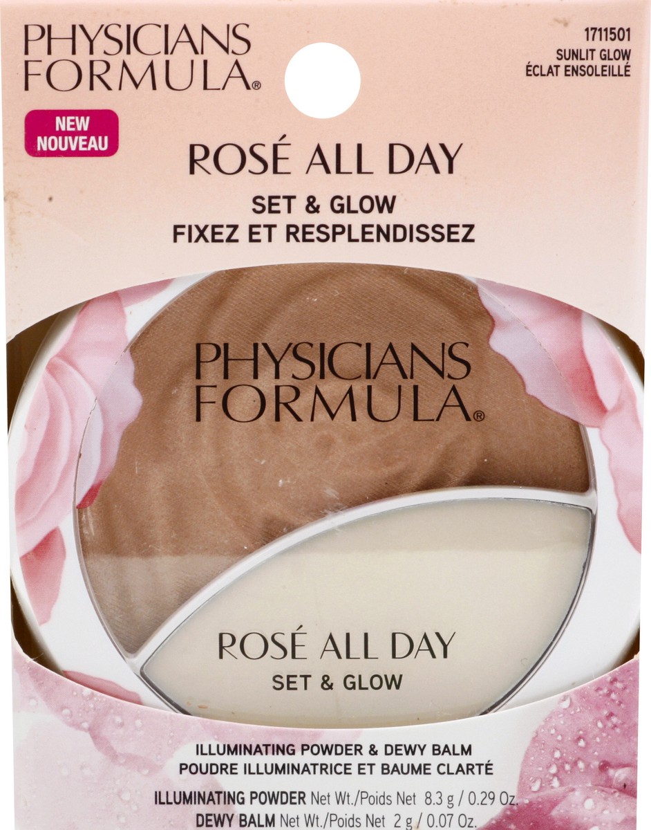 slide 9 of 9, Physicians Formula Rosé All Day Set & Glow Sunlit Glow, 0.36 oz