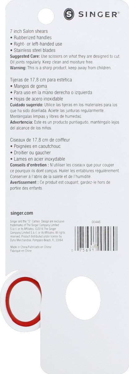 slide 2 of 7, Singer Salon Shears 1 ea, 1 ct