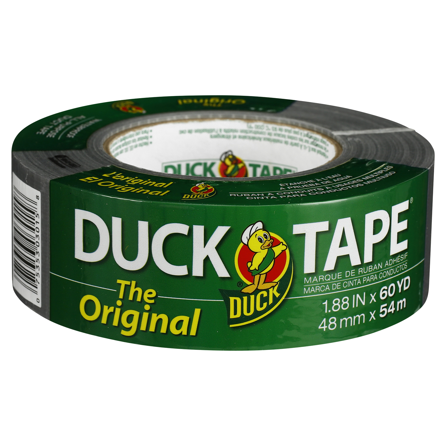 slide 1 of 1, Duck 60 yd The Original Duck Brand Duct Tape Silver, 60 yd