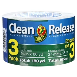 DUCK BLUE PAINTER TAPE 3PK .94&quot; X 60yd