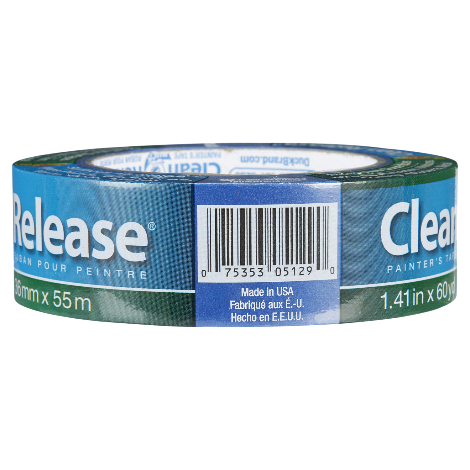 slide 2 of 5, Duck Brand Duck Tape Blue Clean Release Painter's Tape, 1 ct