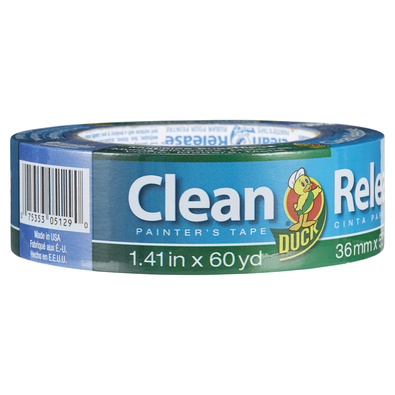 slide 4 of 5, Duck Brand Duck Tape Blue Clean Release Painter's Tape, 1 ct