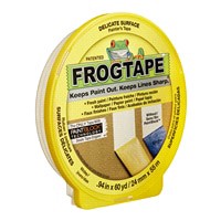 slide 20 of 29, Duck Frogtape, Yellow, Delicate Surface, 0.94 in x 60 yd