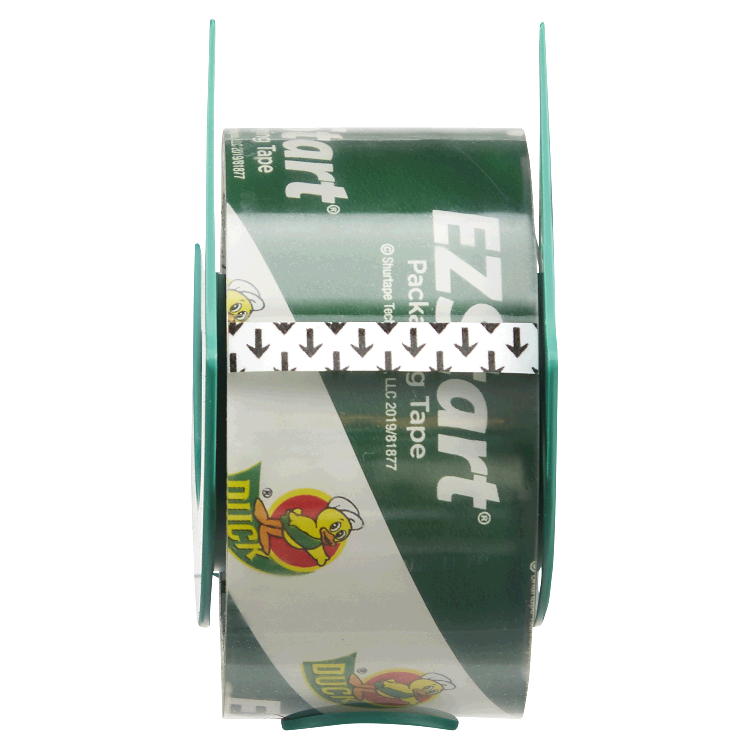 slide 2 of 5, Duck Brand EZ Start Packaging Tape and Refillable Dispenser, 1 ct