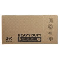 slide 27 of 29, Duck Heavy-Duty Moving/Storage Boxes 16" x 15" Brown, 16 in