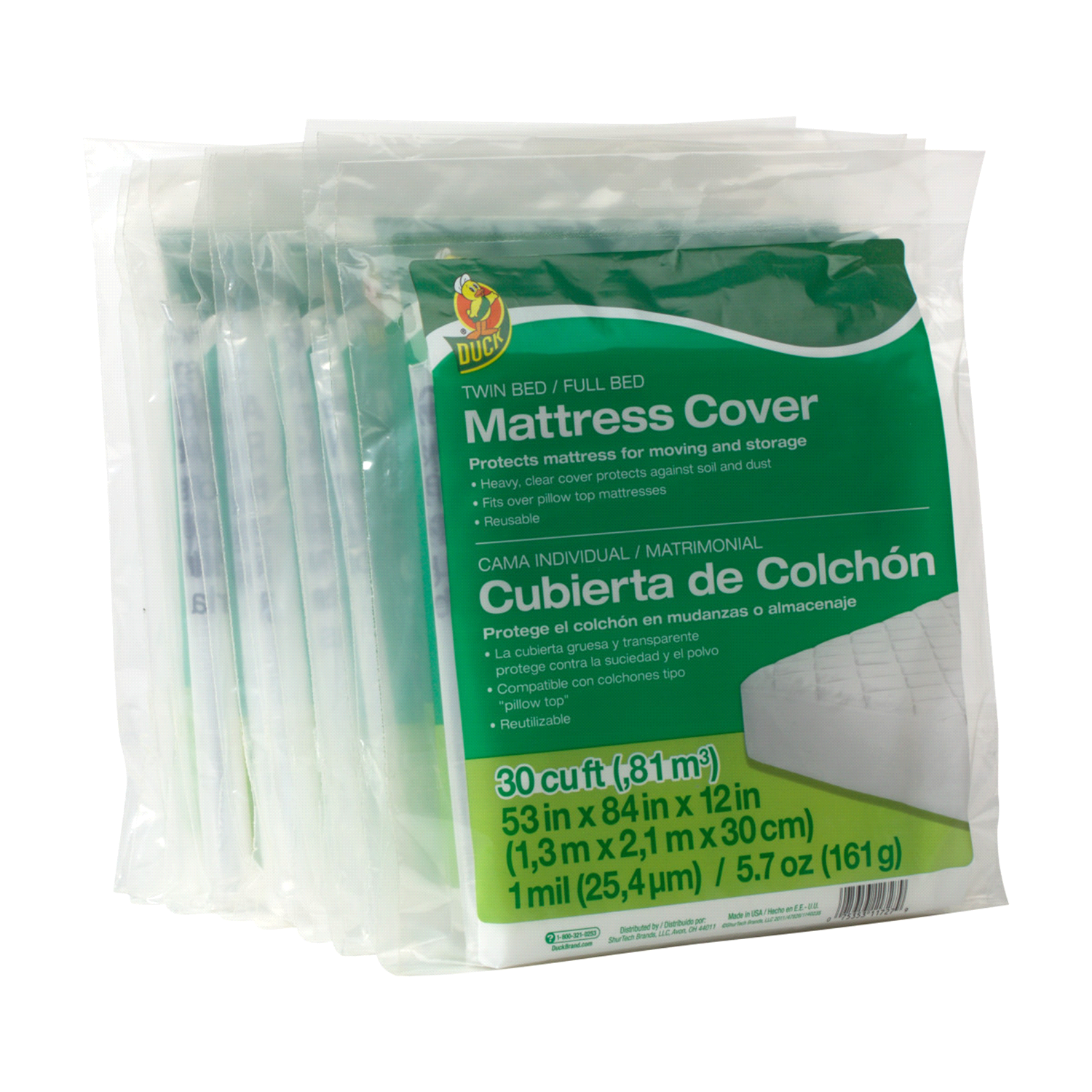 slide 1 of 1, Duck Twin/Full Mattress Protection, 1 ct