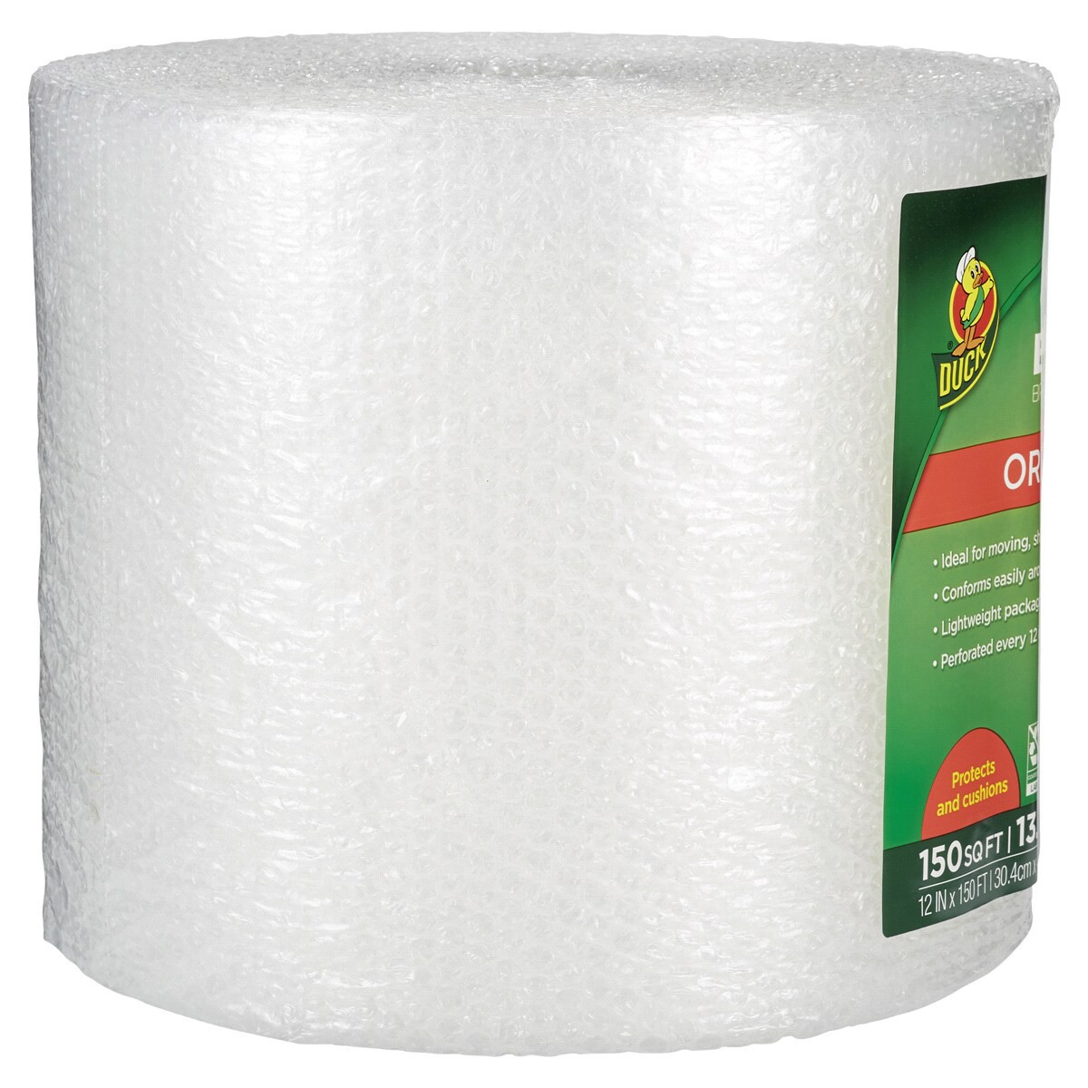 slide 5 of 29, Duck Original Bubble Wrap Cushioning - Transparent, 150 sq ft