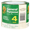 slide 4 of 29, Duck General Purpose Masking Tape, 4 ct