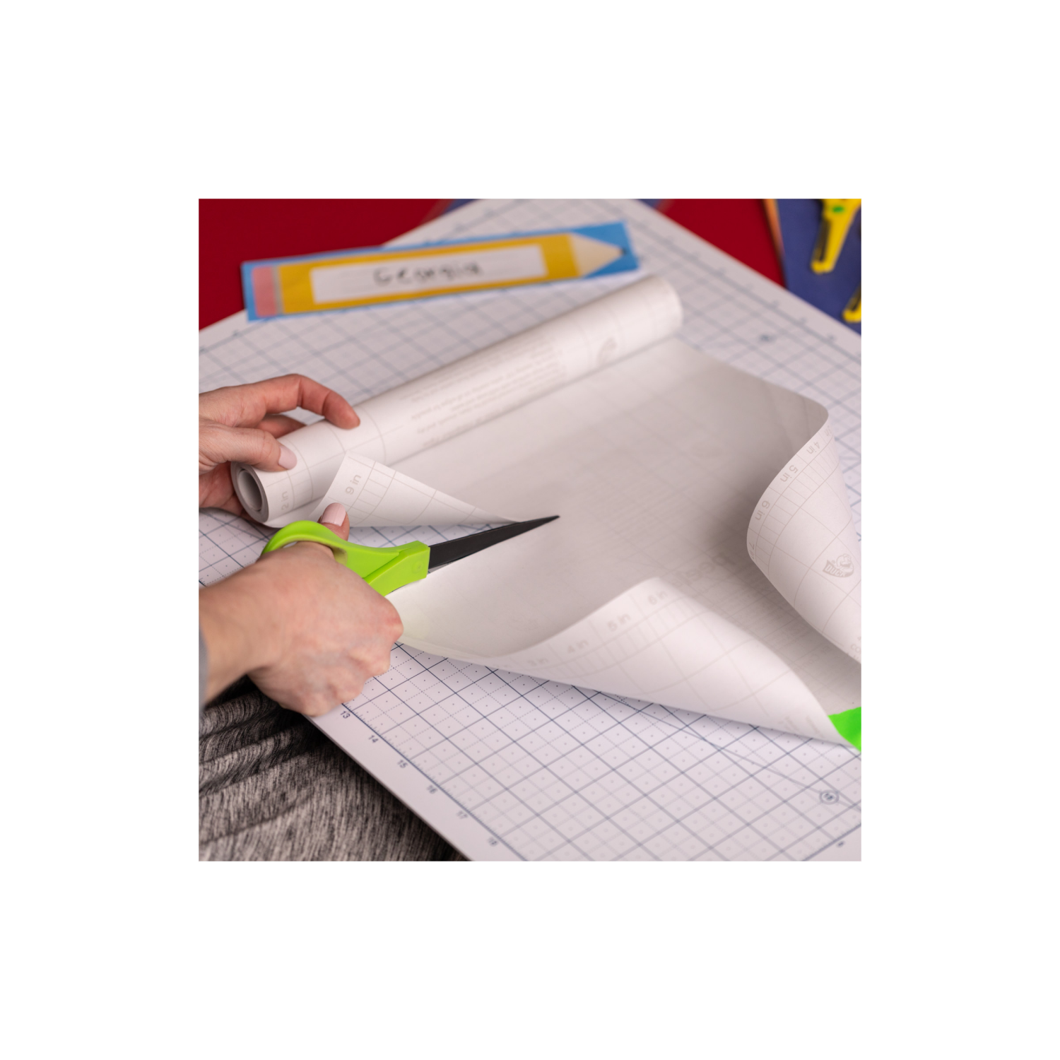 slide 4 of 8, Duck Clear Laminate, 36 ft