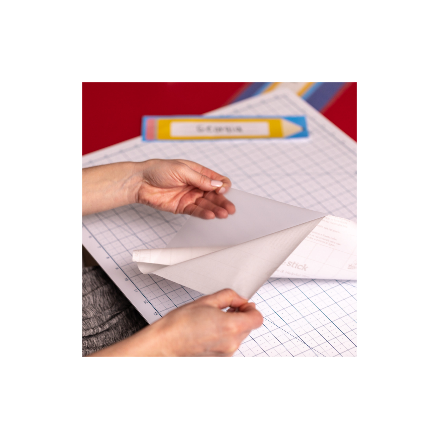 slide 8 of 8, Duck Clear Laminate, 36 ft