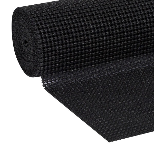 slide 6 of 9, DUCK Select Grip Easy Liner Brand Shelf Liner, Black, 12" x 10', 12 x 10 